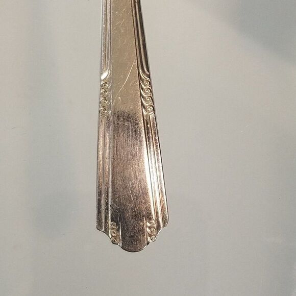 Salad Fork 1933 Simplicity Pattern Wallace Deerfield Silverplate 6 inch - Picture 2 of 7